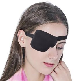 INF 3D maska na pravé oko se suchým zipem Black