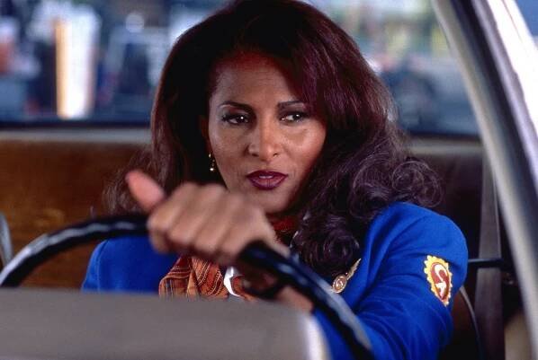 JACKIE BROWN, Pam Grier, 1997. (c) Miramax Films/ Courtesy: Everett Collection.