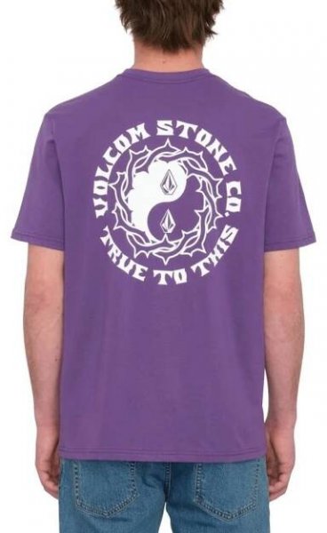 Pánské tričko Volcom Counterbalance Bsc Sst, Deep Purple | Meatfly