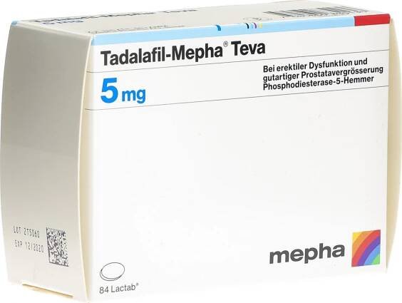 Tadalafil teva 5 mg