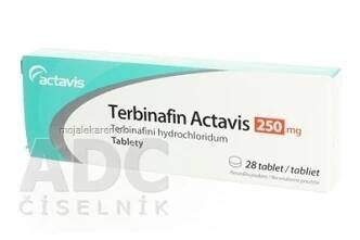 TERBINAFIN ACTAVIS 250 MG  28X250MG Tablety (Protiplísňové léky)