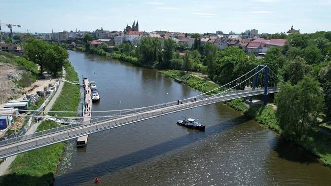 Kolín má nové přístaviště pro malá plavidla