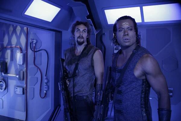 Hvězdná brána: Atlantida - Přestupní stanice - Z filmu - Jason Momoa, Christopher Judge