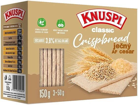 Knuspi Crispbread ječný křehký plátek