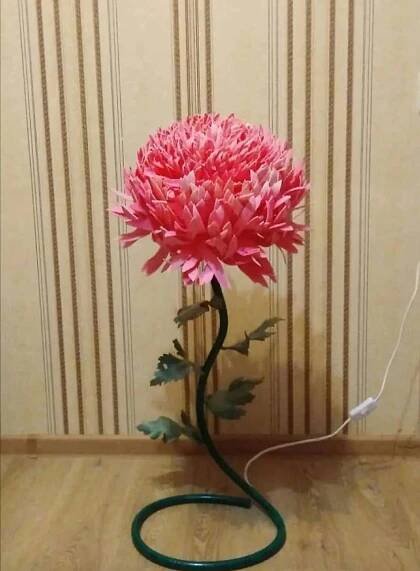 Nový trend ve floristice - velké dekorativní květiny
