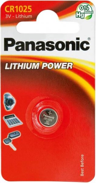 Baterie Panasonic CR-1025 1BP