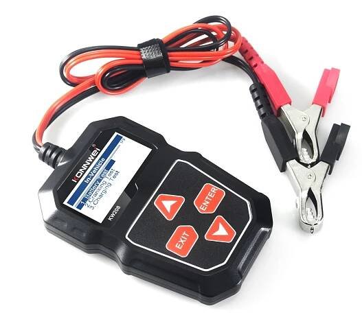 KONNWEI KW208 12V Autobatterielasttester Professioneller Kfz-Generatoranalysator - Wellenformspannungstest für Auto / Boot