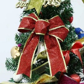 Mašle Vánoční Mašle Mašle Stuha Mašle na vánoční stromeček Potřeby pro vánoční večírky Domácí dekorace