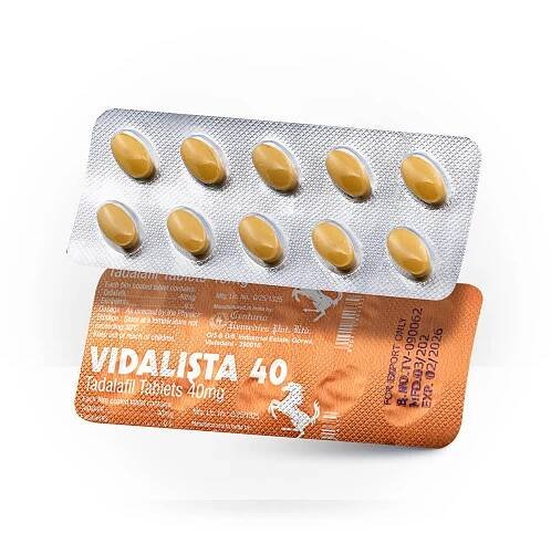 Vidalista 40 mg - Silný lék na erekci pro ty nejlepší večery