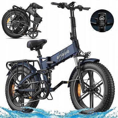 Pojazd elektryczny ENGWE ENGINE PRO 2.0 20“ 16Ah Modré