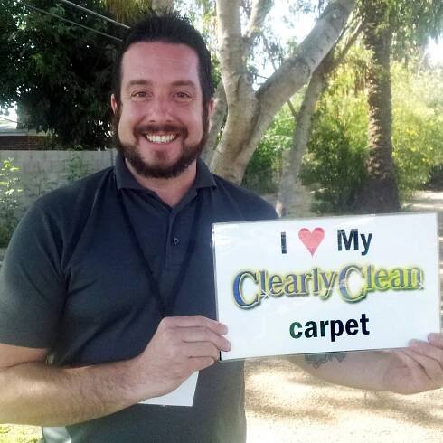 James Phelps happy with Gilbert Carpet cleaning service from Clearly Clean