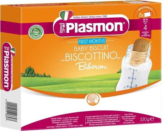 PLASMON Moje první sušenky 320 g, 4m+