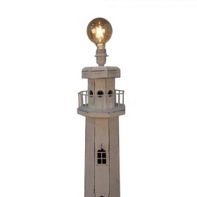 Stojací lampa LIGHTHOUSE Clayre & Eef 5LMP278W | Almara Shop