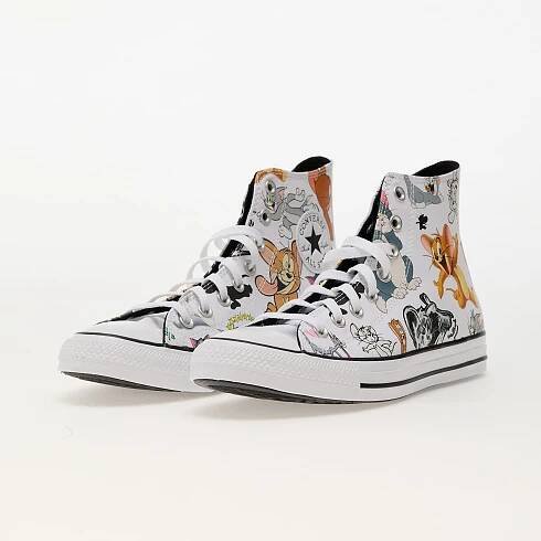 Pánské tenisky a boty Converse x Tom and Jerry Chuck Taylor All Star Hi White/ Multi/ Black