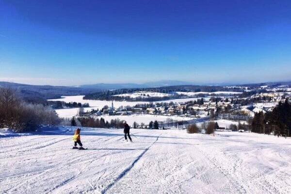 Skiareál Frymburk - Resort Pasečná - Ubytování Lipno