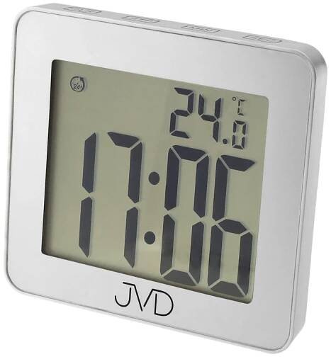 Koupelnové hodiny JVD SH8209.1 (do kuchyně či k bazénu) s teploměrem