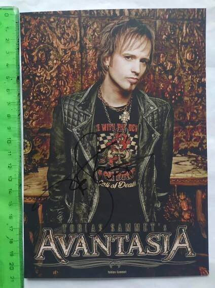 Autogram podpis Sammet Tobias - Avantasia, Edguy