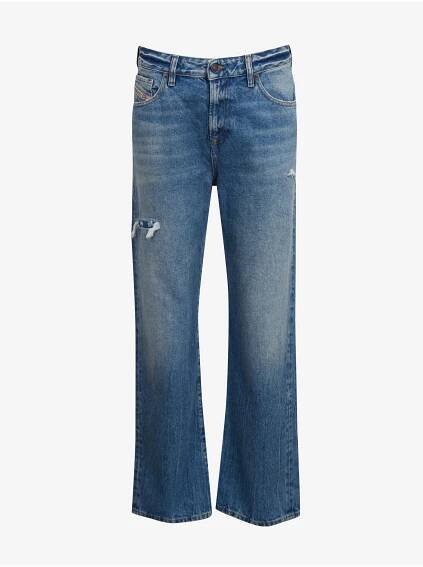 Diesel Modré dámské straight fit džíny Diesel Reggy