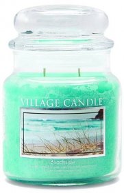 Village Candle Střední vonná svíčka ve skle Beachside 397g - Pláž
