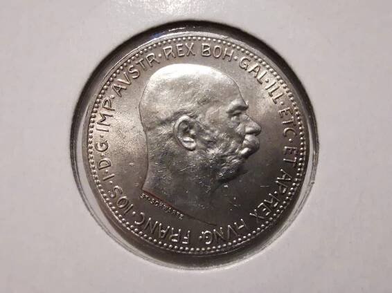 Stříbrná 1 koruna 1915 bz - Franz Josef I. | Aukro