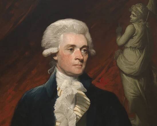 Portrait of Thomas Jefferson, National Portrait Gallery, Smithsonian Institution, Washington, DC. Bequest of Charles Francis Adams.