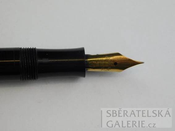 Pozlacené inkoustové plnící pero  - 14k GOLD FILLED - váha 17 g