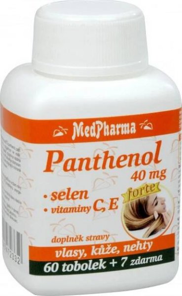 MedPharma Panthenol 40 mg forte, tob. 67