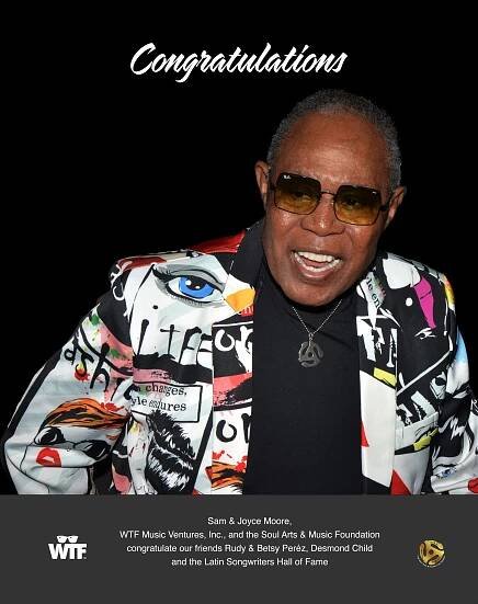 Ad Roughs – Sam Moore – Latin Songwriters Hall of Fame