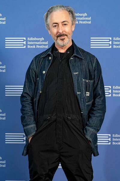Scottish actor and author Alan Cumming attends the 2024 Edinburgh International Book Festival on August 10, 2024 in Edinburgh, Scotland