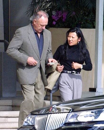 Gene Hackman and Wife Betsy Arakawa Press Conference