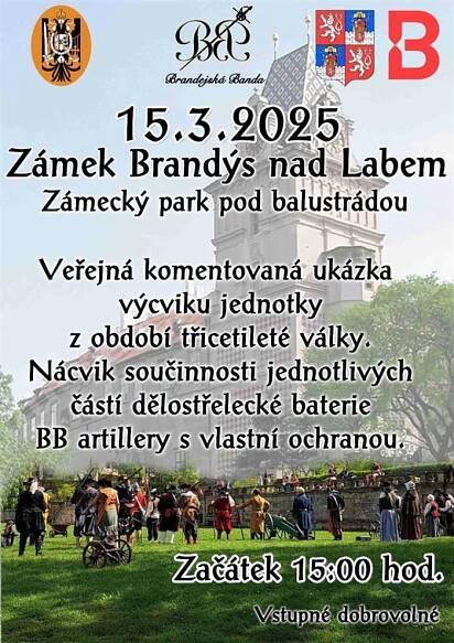 Ukázka výcviku dělostřelecké baterie