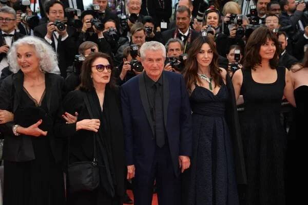 Invité, Anouk Aimee,, Claude Lelouch, Monica Bellucci & Marianne Denicourt — Image