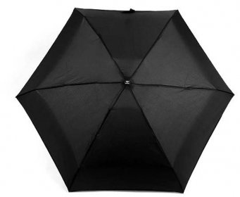 Dámský skládací vystřelovací deštník - 16 černá