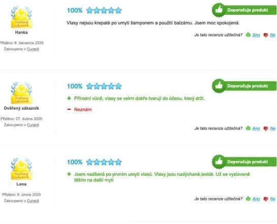kondicionér curapil zkušenosti recenze