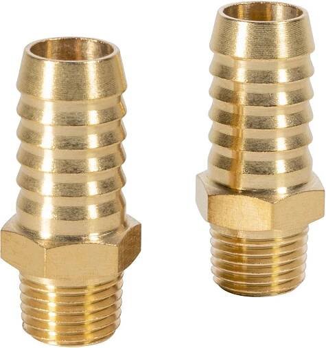GUDE GÜDE Hadicová vsuvka 13 mm s ¼“ vnějším závitem (2 ks)
