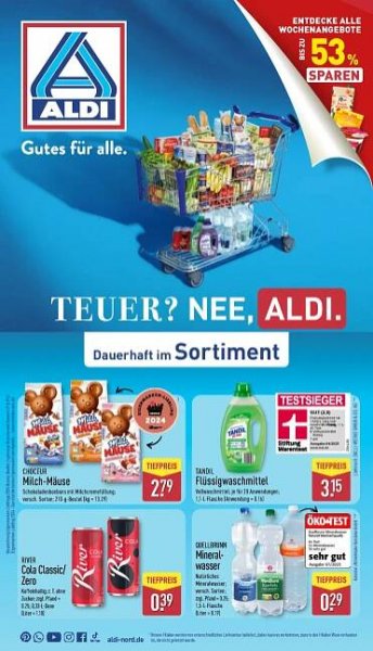 Leták Aldi Nord Prospekt, Německo - strana 1