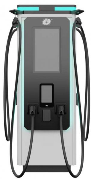 Ekoenergetyka Axon Easy 400 DC Ladestation mit 24"-Werbebildschirm