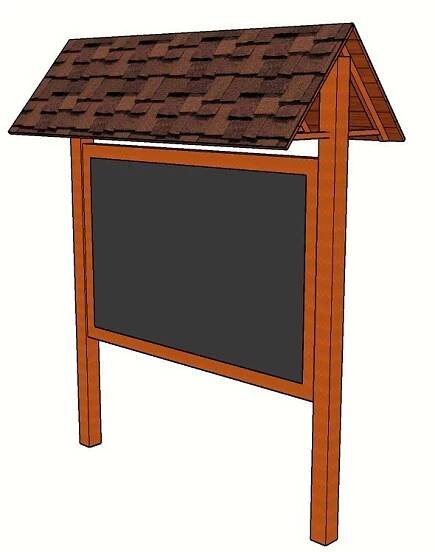 Vladeko Dětská venkovní tabule na kreslení 200 x 225 cm