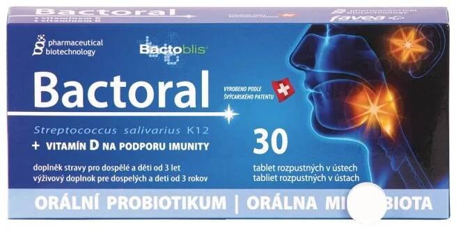 Bactoral + vitamín D 30 tablet