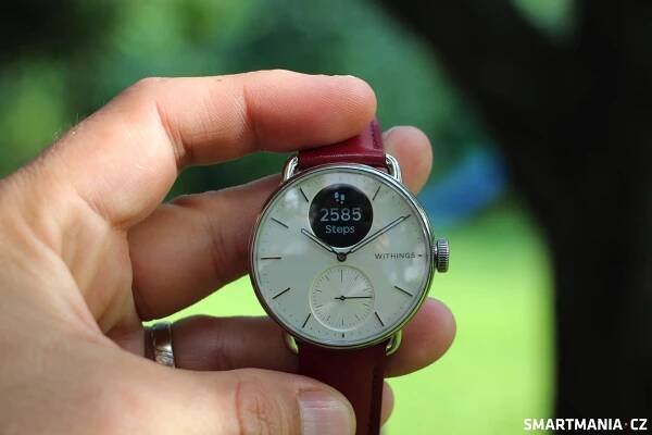 Withings ScanWatch 2: nachozené kroky