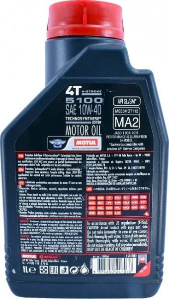 Motul 5100 4T Ester 10W-40