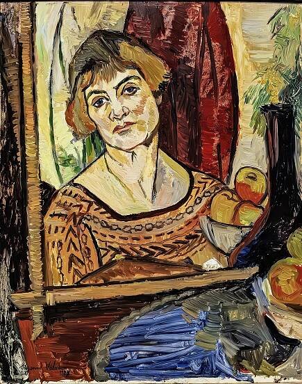 File:(Barcelona) Autoretrat al mirall - by Suzanne Valadon.jpg - Wikimedia Commons