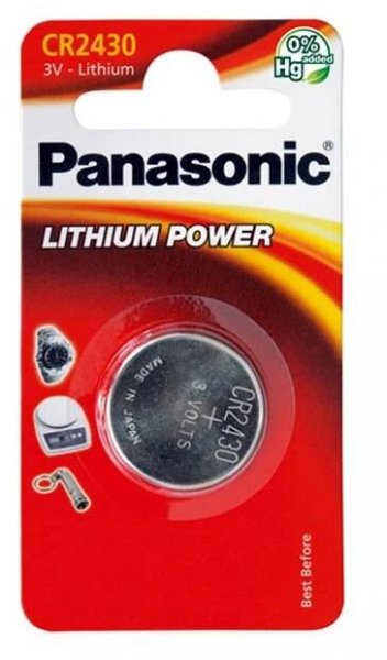 CR2430 Baterie lithiová Panasonic 3V CR-2430L/1BP