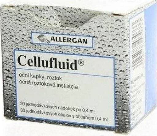 Cellufluid oční kapky 30 x 0,4 ml/2 mg