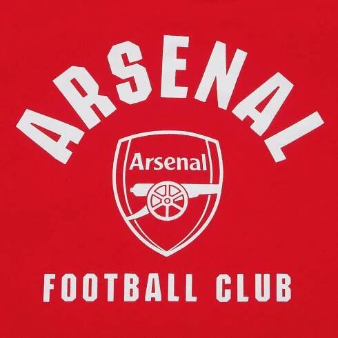 FC Arsenal pánská mikina s kapucí Round red - FAN-store.cz