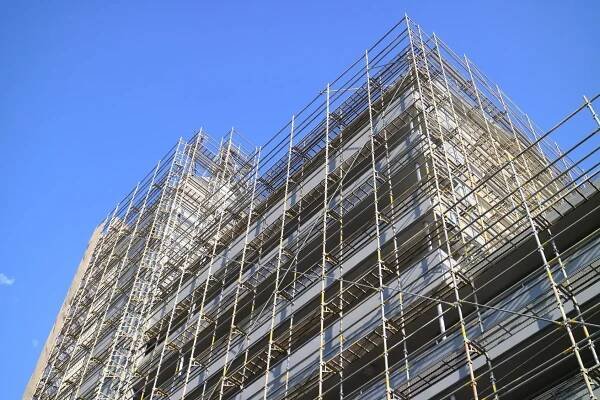 scaffolding in NYC