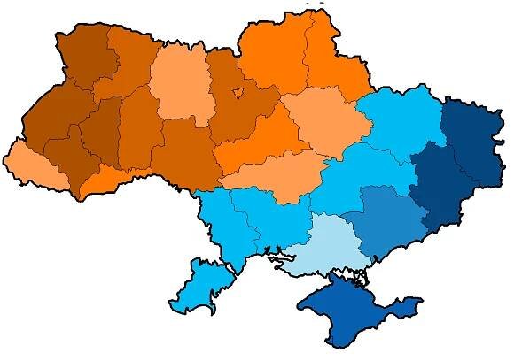 Ukrajina byla před revolucí názorově rozdělená na východ a západ. Putinovi se podařilo ji sjednotit