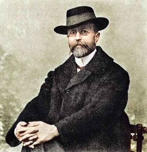 Kolorovaná historická fotografie 'Tomáš Garrigue Masaryk.' - Bejvávalo.cz