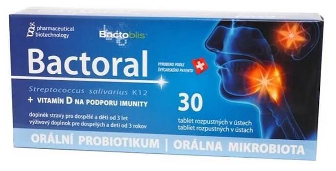 FAVEA Bactoral + Vitamín D 30 tablet