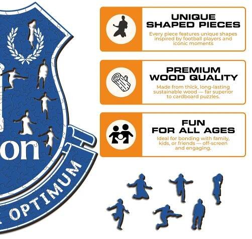 Everton FC® Logo - Wooden Puzzle